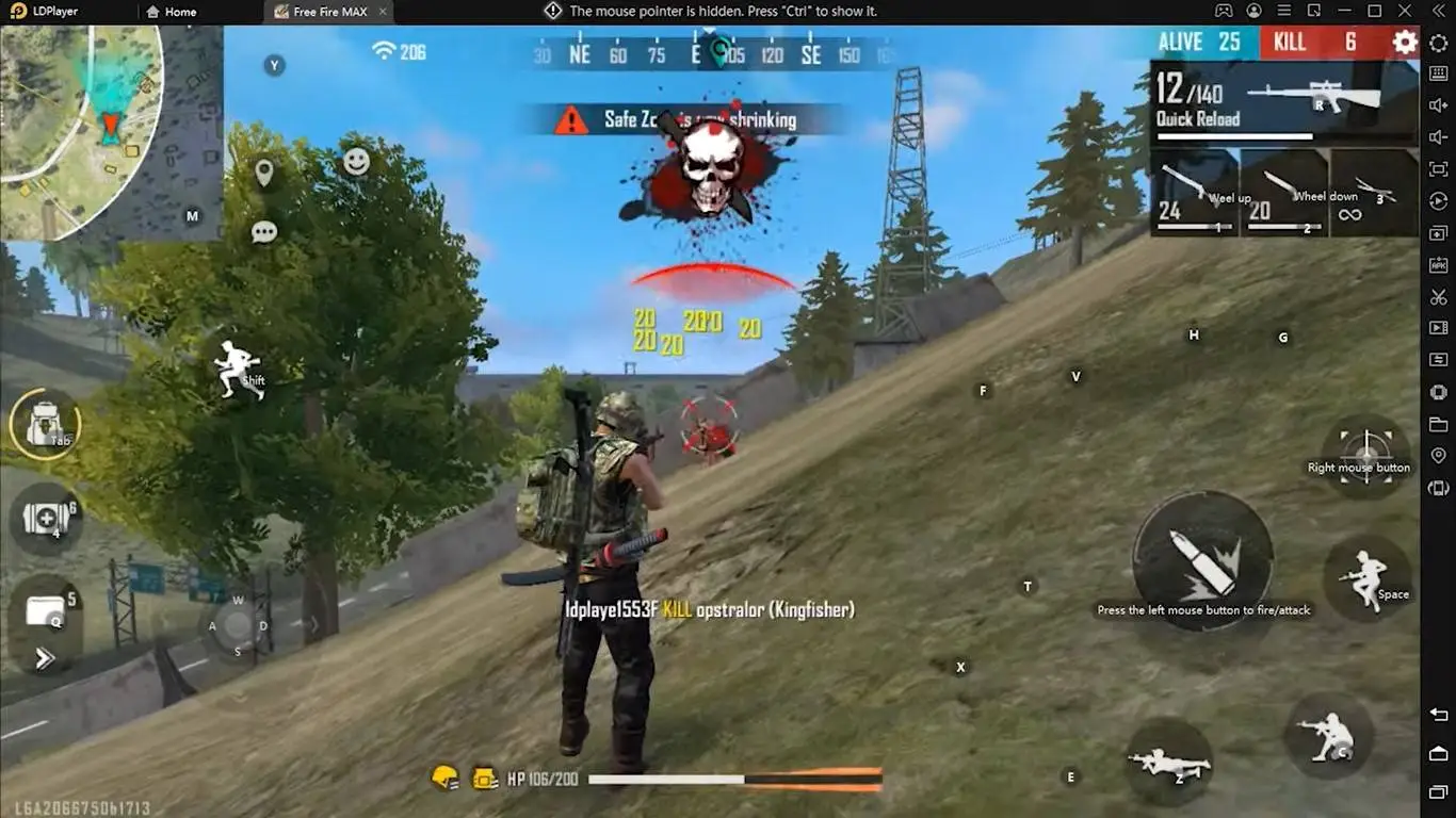 cara main free fire max di pc dengan emulator