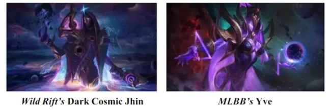 daftar hero dan skin dari game Mobile Legends yang dinilai plagiat atau mencontek 