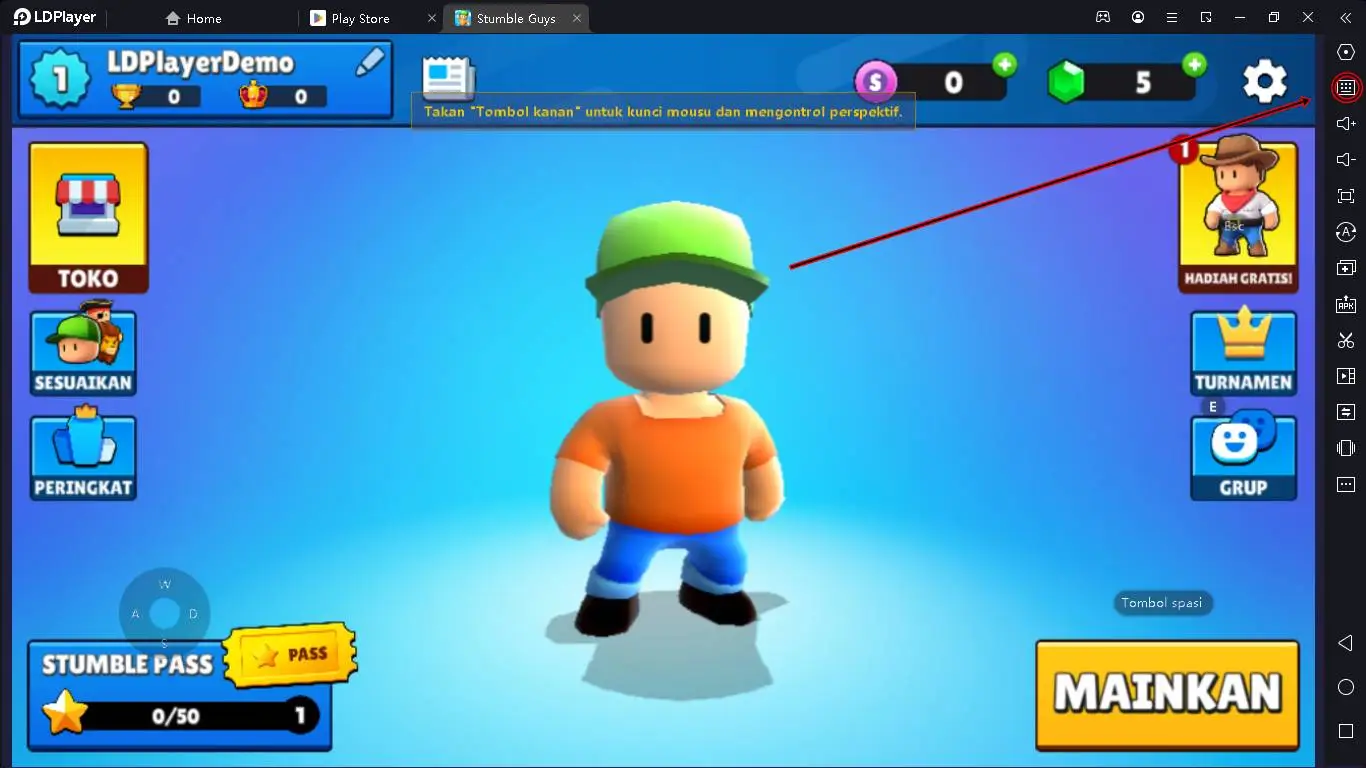 Cara Controlling Mudah dan Stabil Bermain Stumble Guys di Emulator LDPlayer 9 Terbaru!