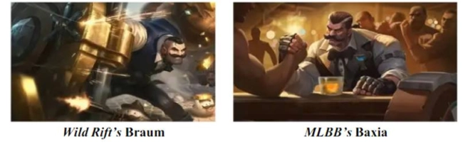 daftar hero dan skin dari game Mobile Legends yang dinilai plagiat atau mencontek 