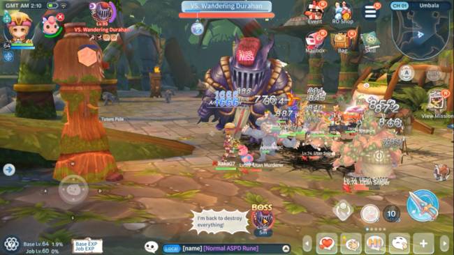 Aktifkan AFK Grinding Ragnarok V: Returns di Emulator LDPlayer