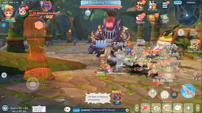 Aktifkan AFK Grinding Ragnarok V: Returns di Emulator LDPlayer