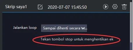 Panduan Pengguna - Cara Menggunakan Perekam Operasi untuk Menulis Skrip