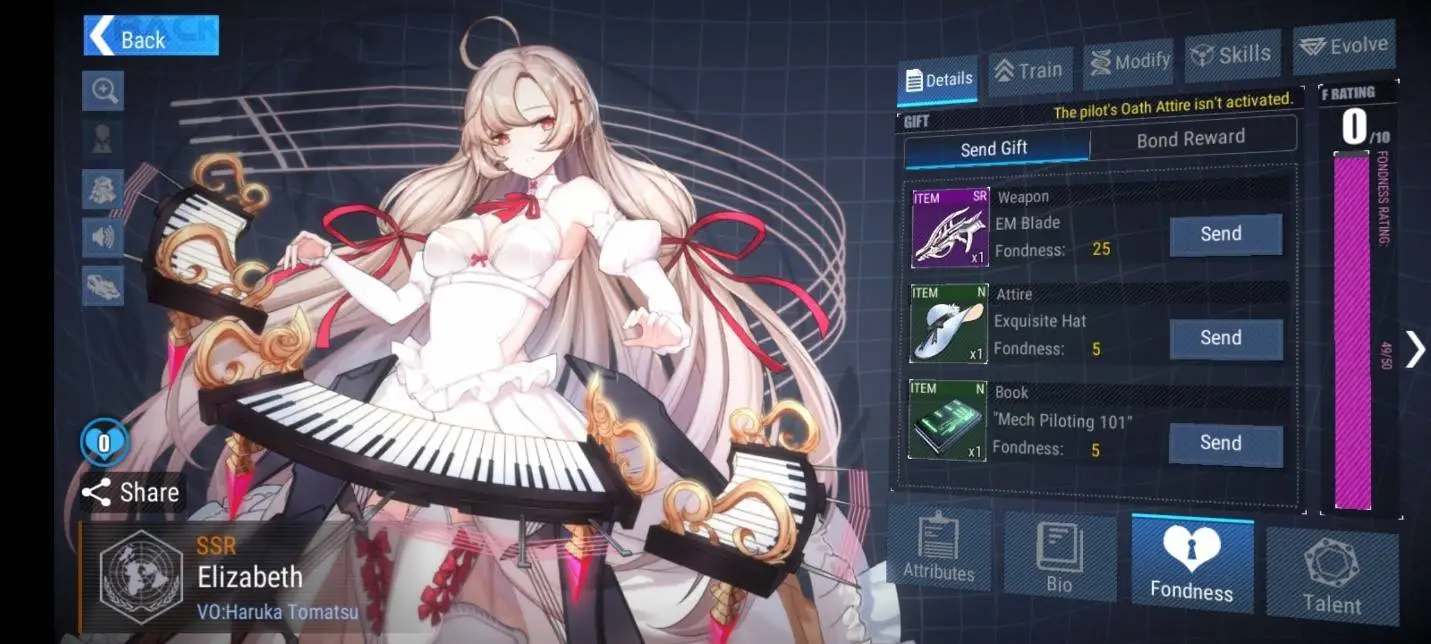 Menaikkan level waifu di Final Gear 3