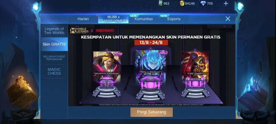 Kolaborasi Terbaru Mobile Legends: Bang Bang X Transformers, Dapatkan Skinnya!