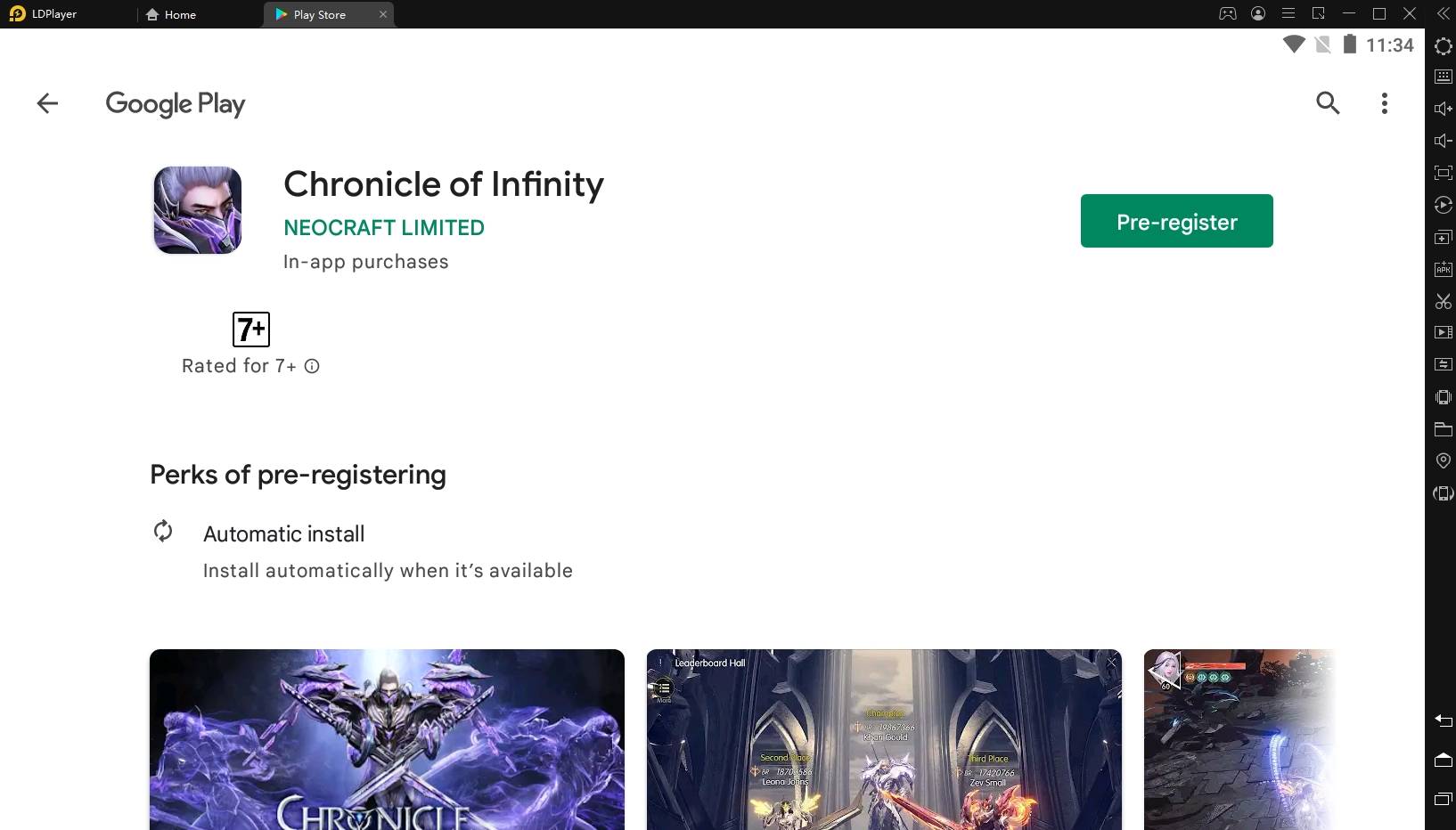 Chronicle of Infinity, Game Bergenre Action MMORPG Yang Sudah Memasuki Tahap Pra-Registrasi