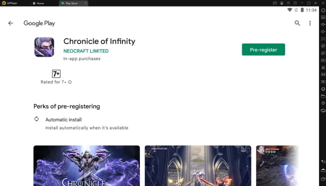 Chronicle of Infinity, Game Bergenre Action MMORPG Yang Sudah Memasuki Tahap Pra-Registrasi