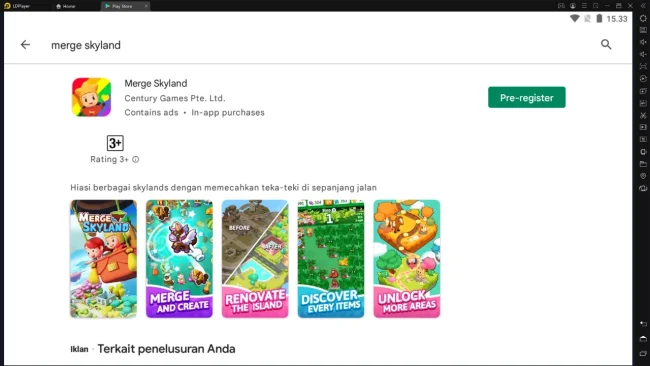 [Prapendaftaran] Merge Skyland: Bersantai bersama Nini Menghidupkan Kembali Pulau Impian!