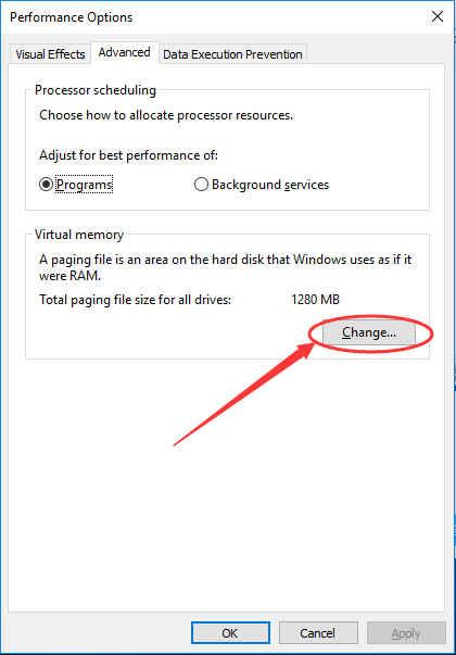 Cara mengatur memori virtual dalam sistem win10 LDPlayer