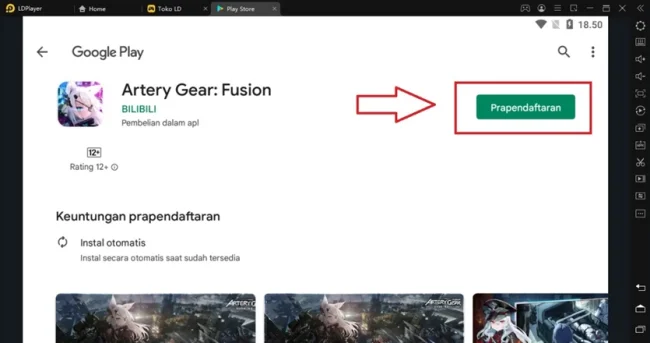 yuk daftar game artery gear fusion sekarang juga
