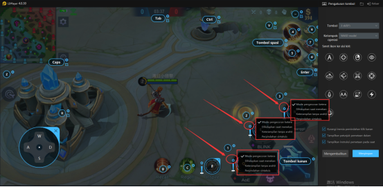 Pengenalan pengaturan tombol keterampilan [Mobile Legends: Bang Bang] di LDPlayer
