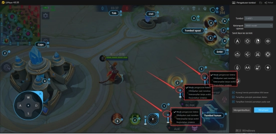 Pengenalan pengaturan tombol keterampilan [Mobile Legends: Bang Bang] di LDPlayer