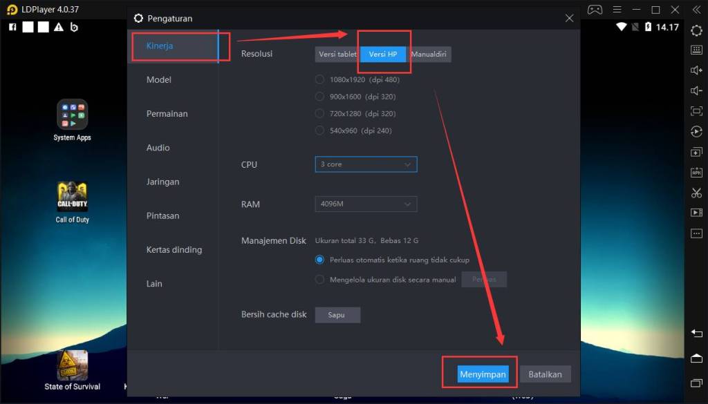 Cara beralih dari lanskap ke potret