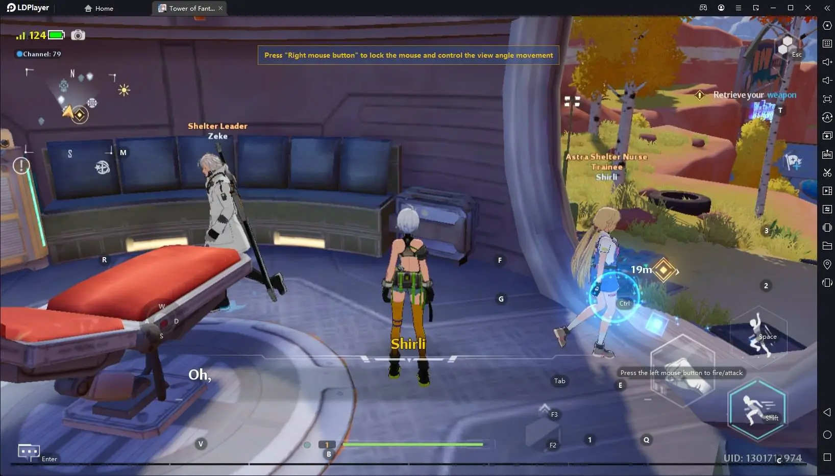 main tower of fantasy di pc pakai emulator ldplayer