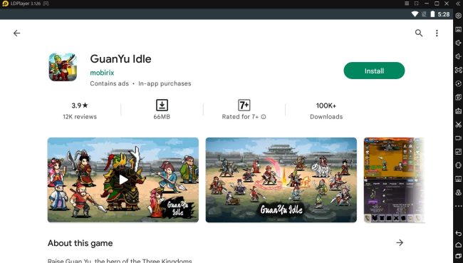 download dan mainkan guanyu idle di pc dengan ldplayer