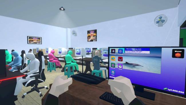 cara main warnet simulator di pc atau laptop