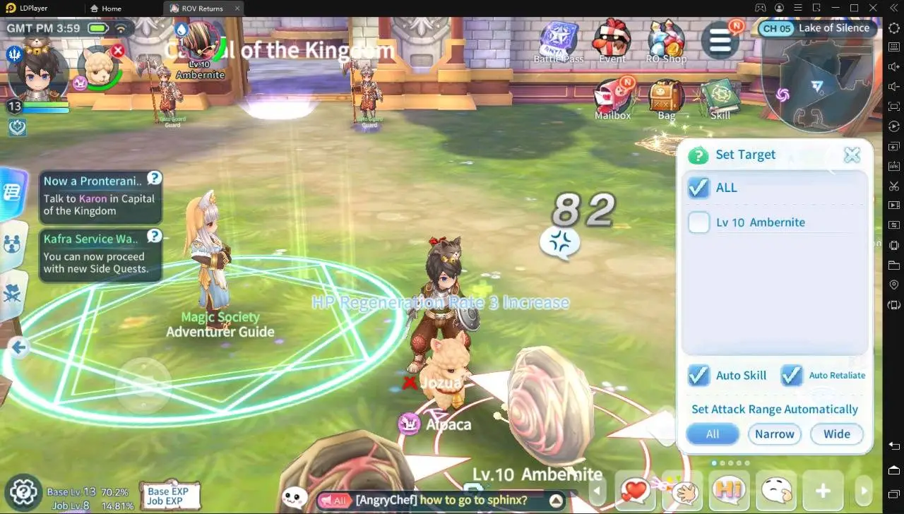 Aktifkan Mode Autoplay Ragnarok V: Returns di Emulator LDPLayer