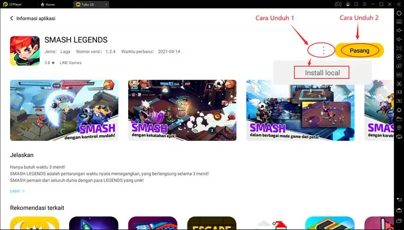 Cara Unduh dan Mainkan SMASH LEGENDS di PC