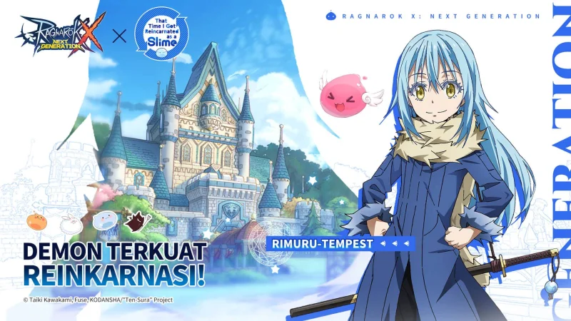 Kolaborasi Ragnarok X: Next Generation Dengan Anime Populer “That Time I Got Reincarnated as a Slime” Kini Sudah Hadir!