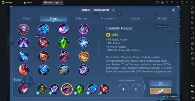 tips rekomendasi build julian mobile legends mlbb