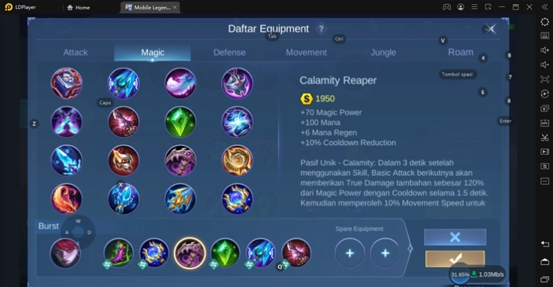 tips rekomendasi build julian mobile legends mlbb