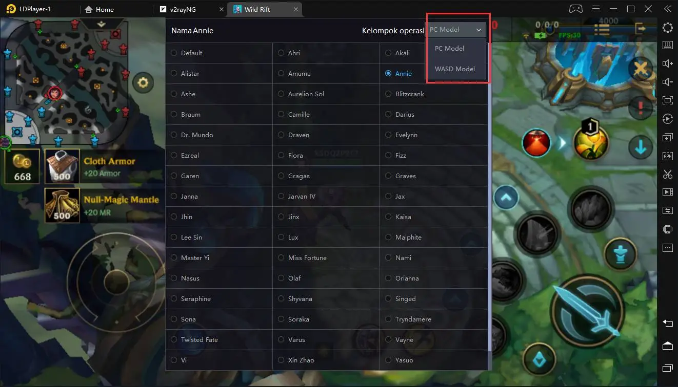 League of Legends: Wild Rift - Operasi tombol terperinci LDPlayer