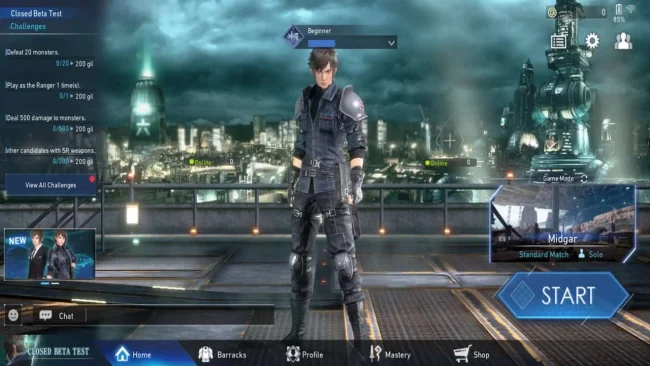 final fantasy vii the first soldier beta test