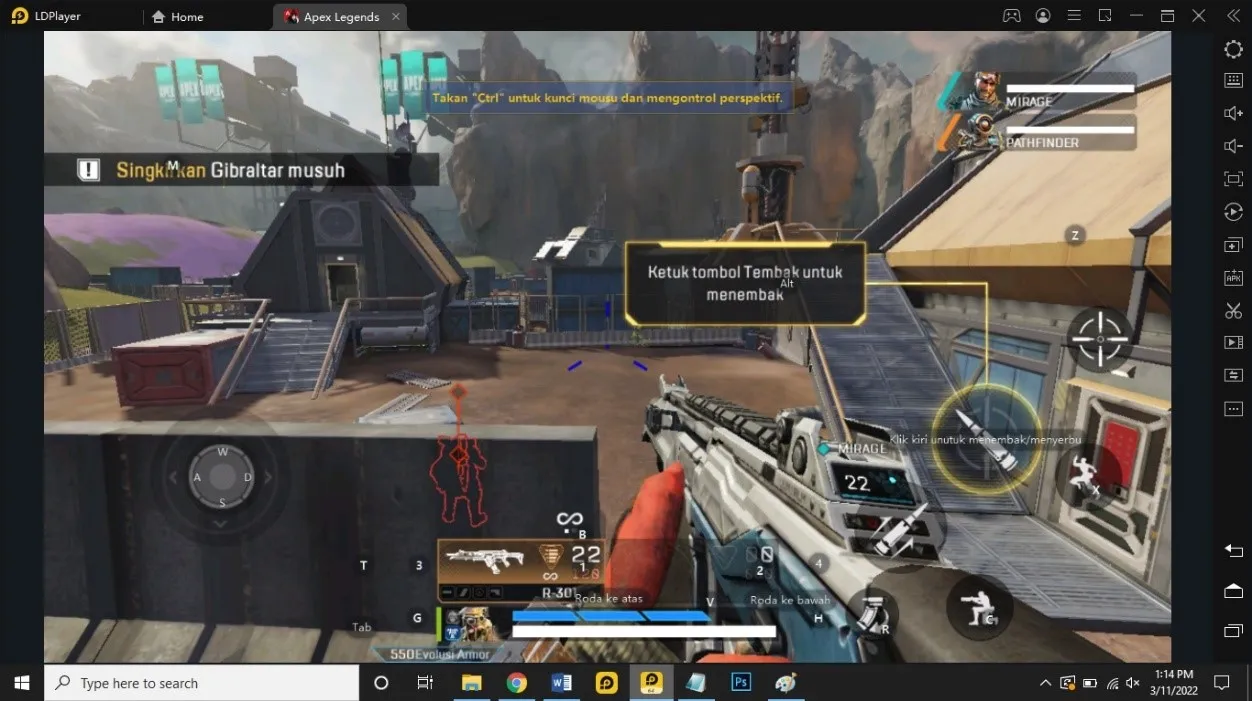 main apex legends mobile di pc dengan emulator ldplayer