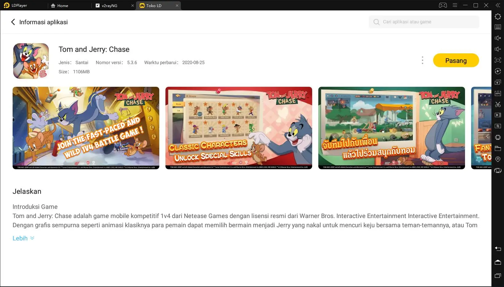 Mainkan 	Tom and Jerry: Chase di PC: Unduh Emulator Android Gratis