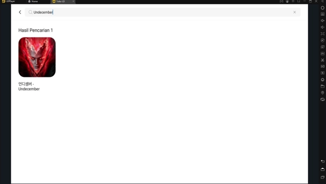 main undecember di pc dengan emulator ldplayer