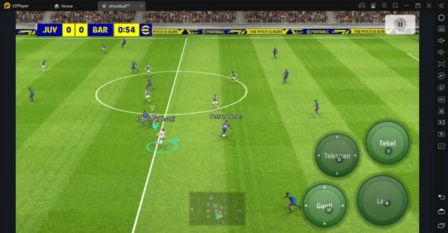 main efootball 2022 di pc emulator ldplayer 9
