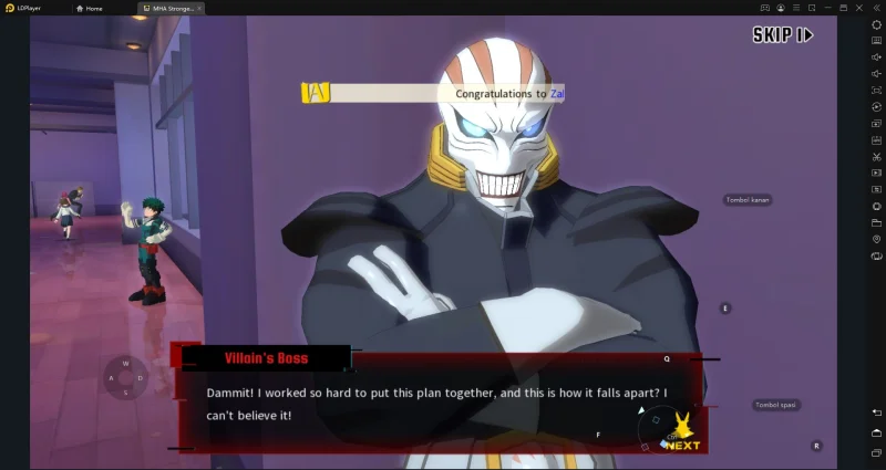 serunya main game android mobile Yuk Daftar My Hero Academia di Emulator