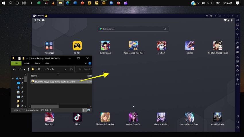 cara download intsall stumble guys mod apk 0.39 di pc 