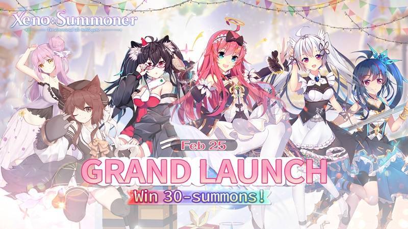 xeno:summoner will be officially launched on Feb 25!/xeno:summoner