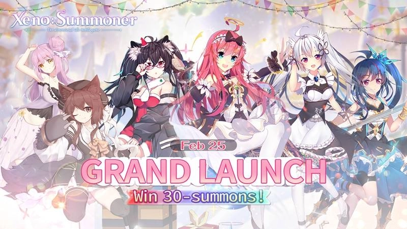 xeno:summoner will be officially launched on Feb 25!/xeno:summoner