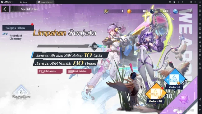 gacha tower of fantasy