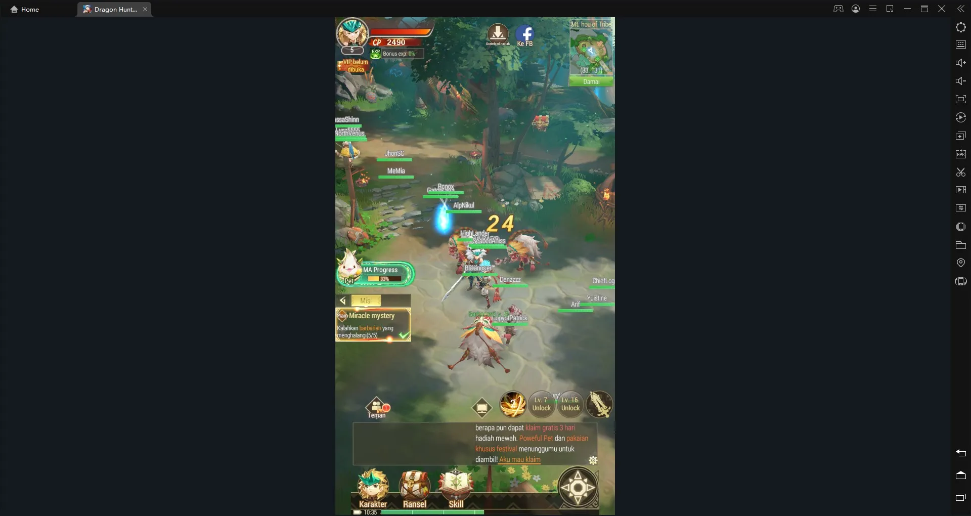 game dragon hunters sudah rilis. main di pc pakai emulator ldplayer yuk