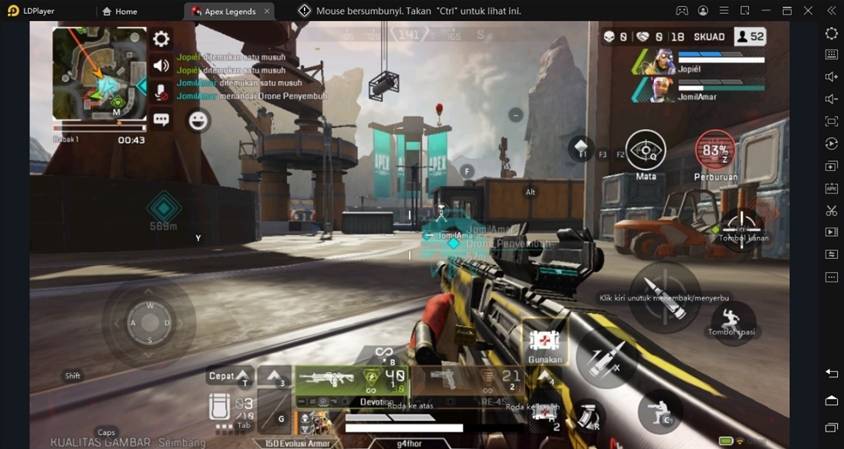 cara main apex legends mobile di pc