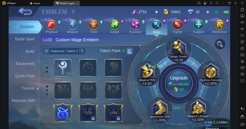 tips rekomendasi build emblem julian mobile legends
