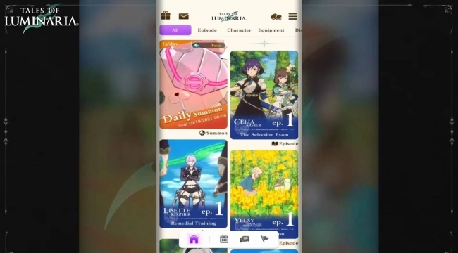 tales of luminaria gameplay