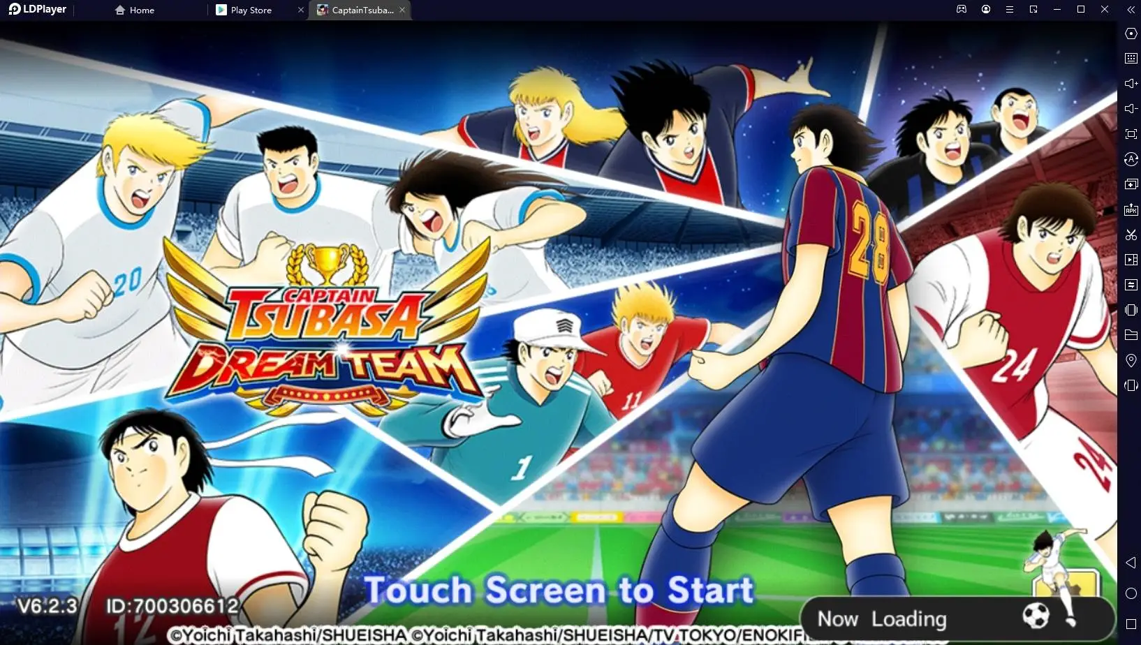 download main captain tsubasa dream team di pc emulator ldplayer