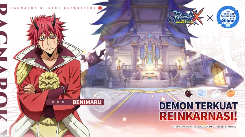 Kolaborasi Ragnarok X: Next Generation Dengan Anime Populer “That Time I Got Reincarnated as a Slime” Kini Sudah Hadir!