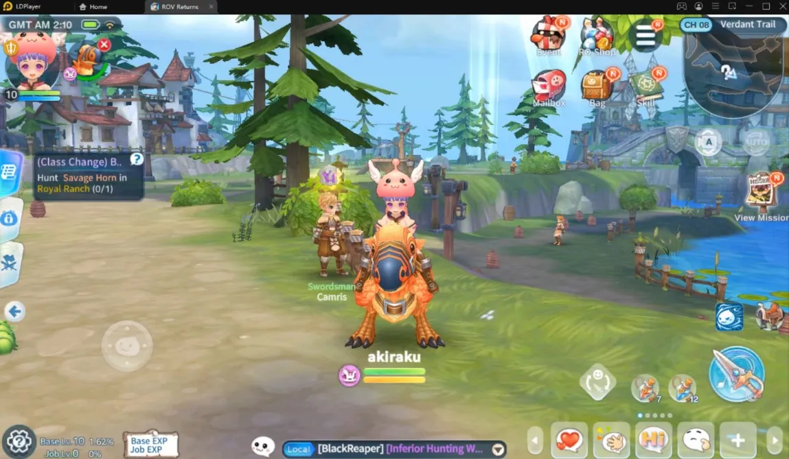 tips naik level cepat di game ROV ragnarok v returns