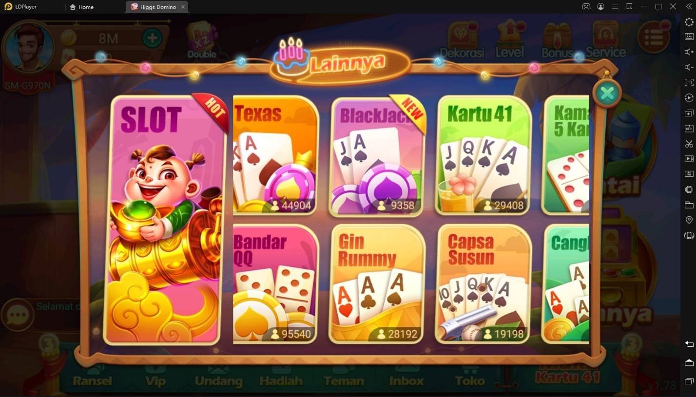 Cara Bermain Higgs Domino Island di Emulator LDPlayerPanduan GameLDPlayer