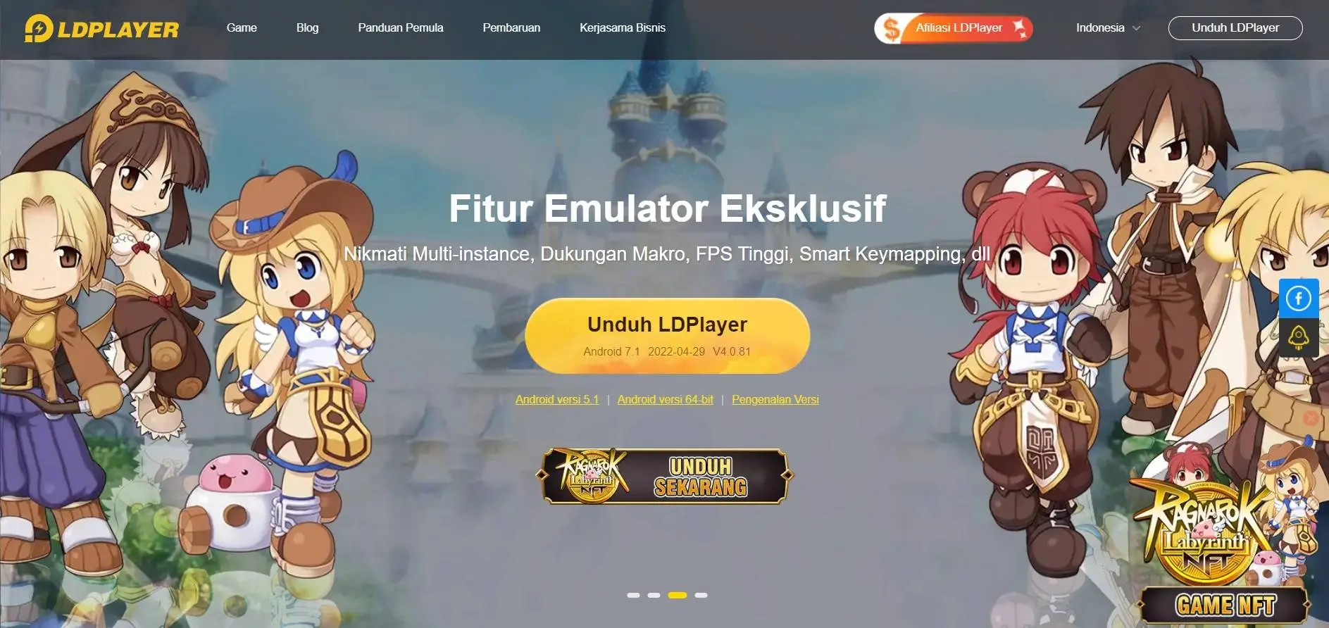 unduh game NI NO KUNI CROSS WORLDS dan mainkan di emulator ldplayer