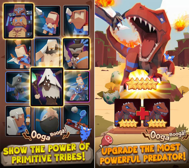 [Prapendaftaran] Dino Clash Tribal War, Rasakan Ketegangan Peperangan Manusia Primitif dan Dinosaurus!