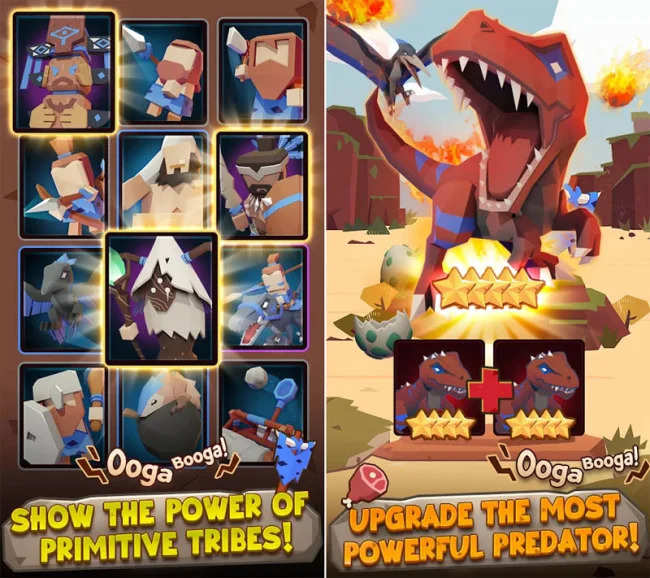 [Prapendaftaran] Dino Clash Tribal War, Rasakan Ketegangan Peperangan Manusia Primitif dan Dinosaurus!