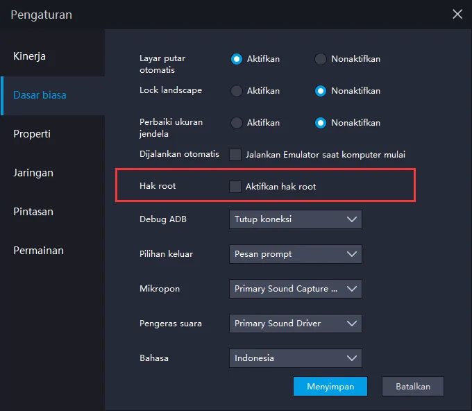 Izin root dan adb dimatikan secara default setelah V3.102 dan V4.0.37