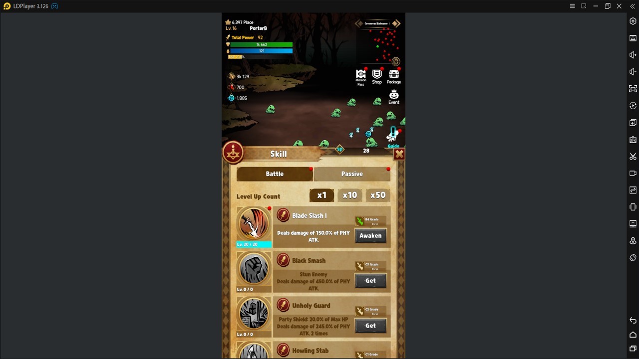 main dark warlock di pc dengan emulator ldplayer