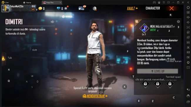 Karakter terbaik Free Fire untuk melawan Horizon Force di Emulator LDPlayer